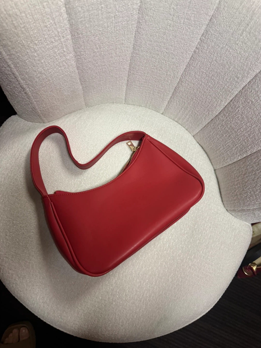 Red shoulder bag - photo 3
