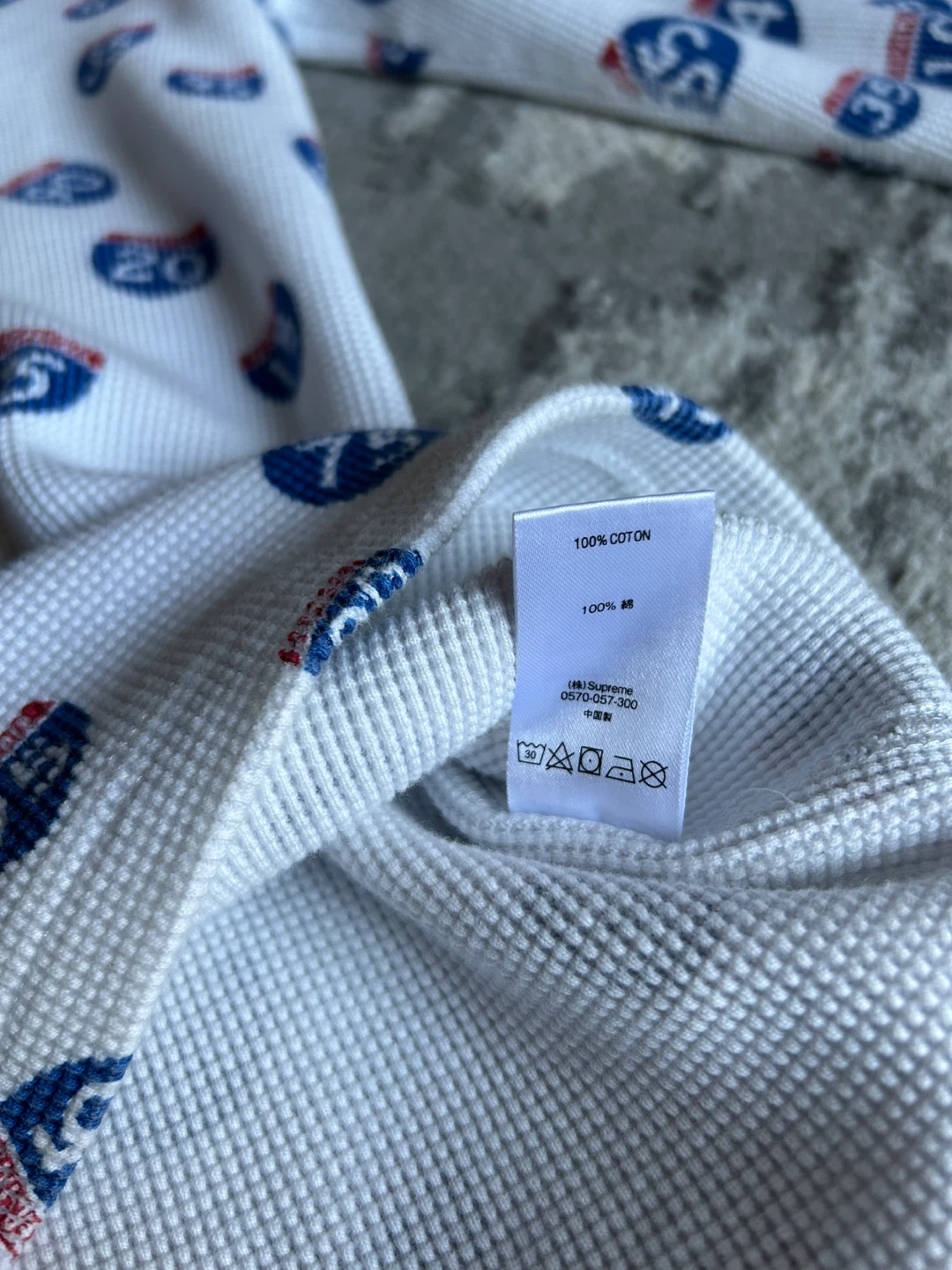 Supreme All Over Print Thermal Long Sleeve Shirt Size M - photo 5
