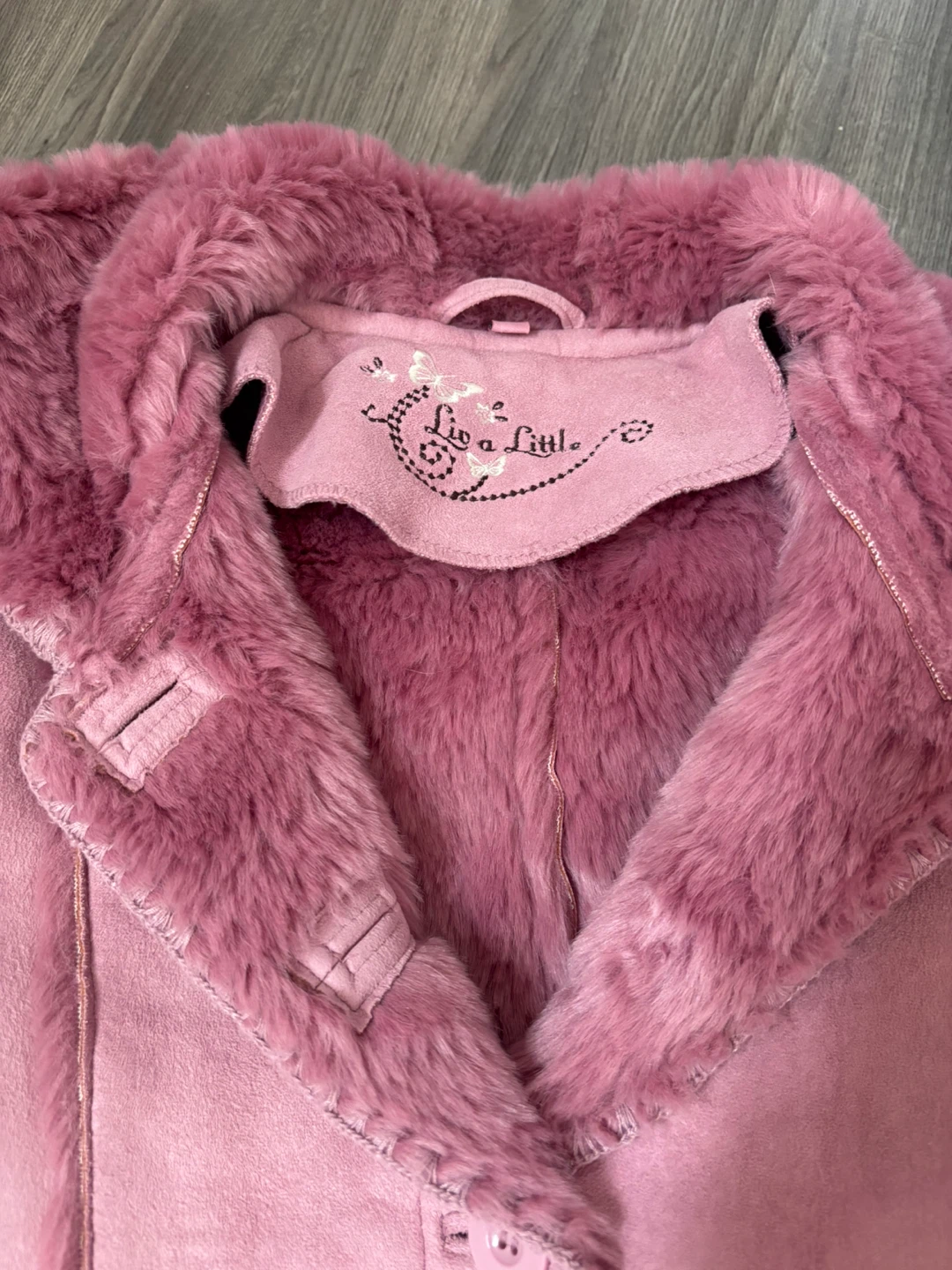 Girl’s  Faux Fur Lined Coat - photo 3