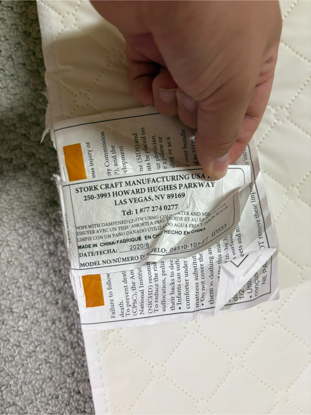 Stork Craft Mattress - photo 3