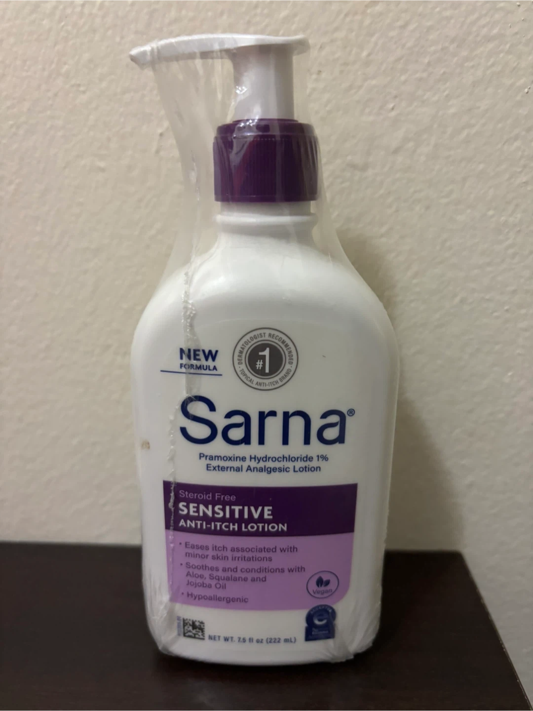 NEW-Sarna Sensitive Anti-Itch Lotion 7.5 oz