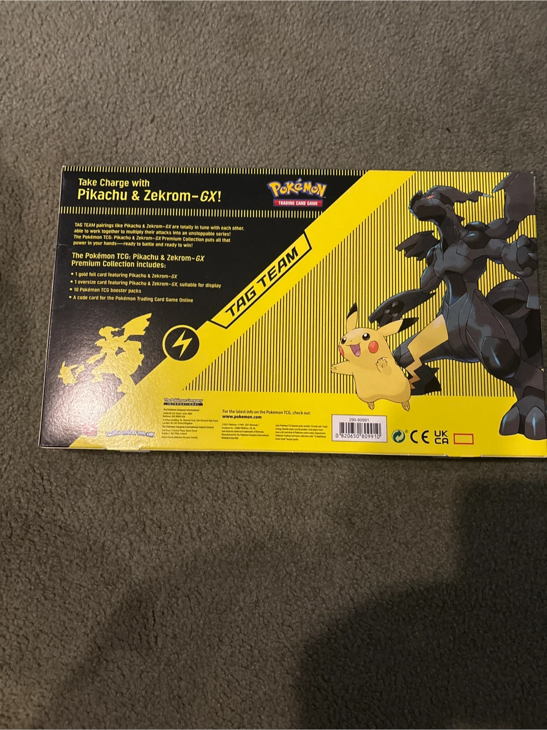 Pokémon TCG Pikachu & Zekrom-GX Premium Collection - photo 2