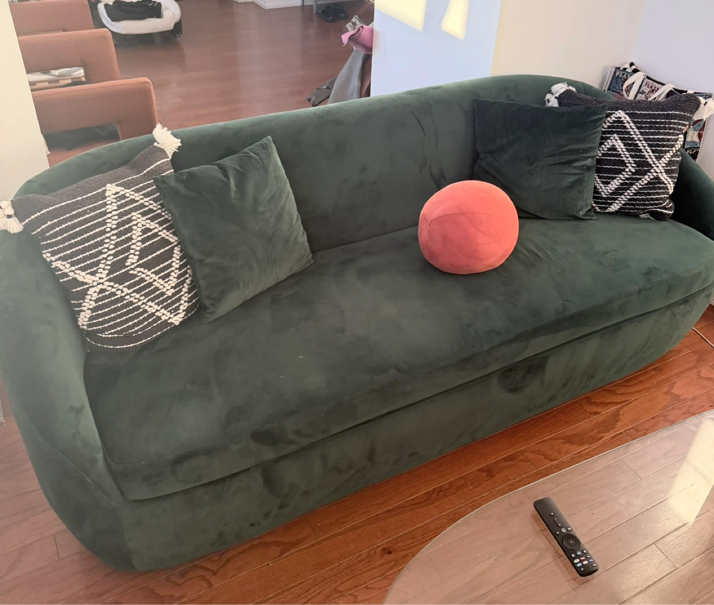 Green couch