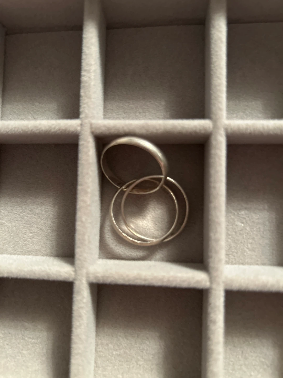Silver Interlocking Ring Set - photo 2