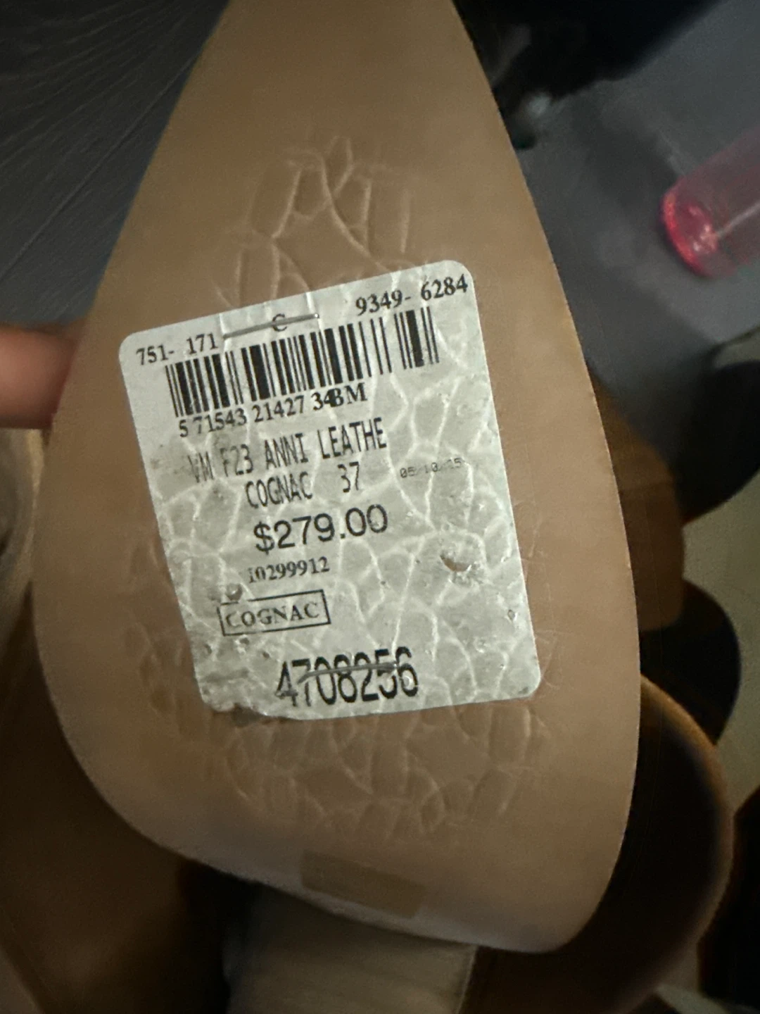 Anni Leathe Cognac Suede Boots Size 37 - photo 2