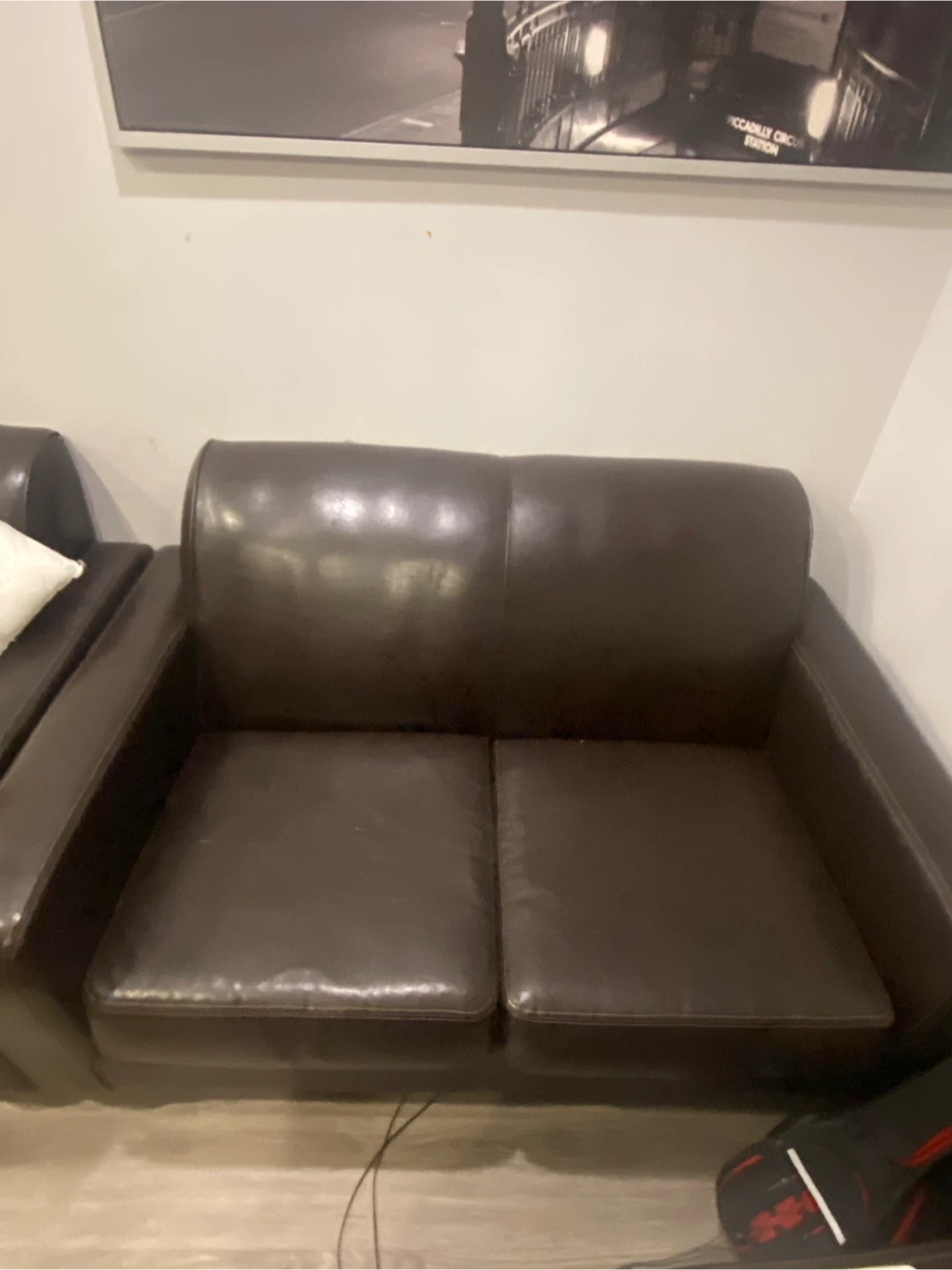 Brown Leather Armchair