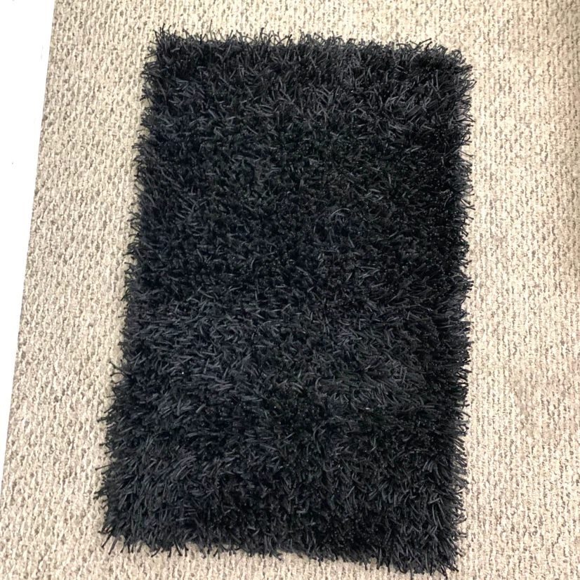 Shag Area Rug Accent Rug Plush Floor Mat Black 2x3 Home Decor - photo 3