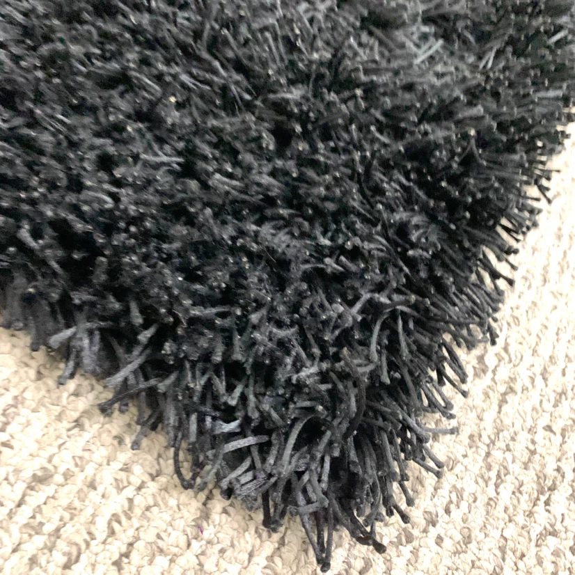 Shag Area Rug Accent Rug Plush Floor Mat Black 2x3 Home Decor - photo 4