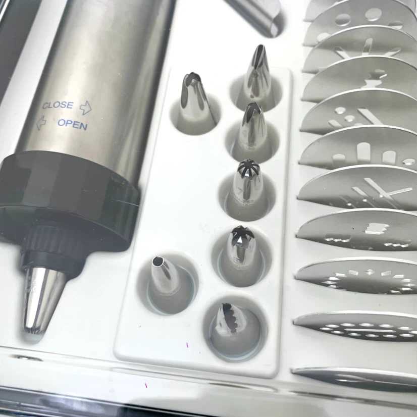 Cookie Press Icing Decorator Cake Decorating Set Baking Tool CL - photo 3