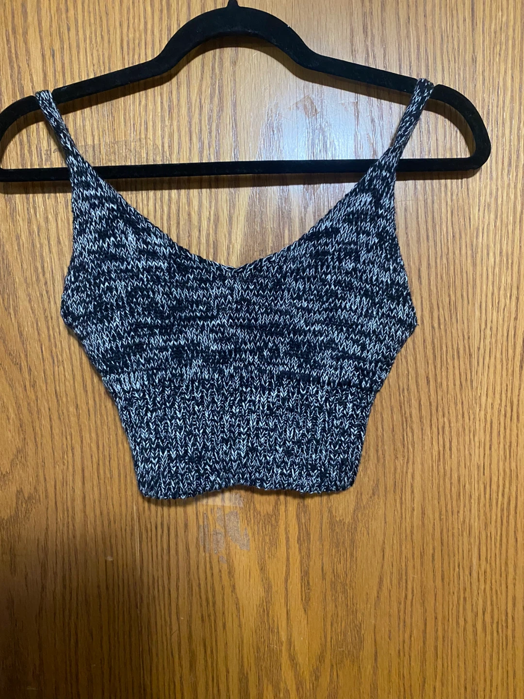 Knit crop top