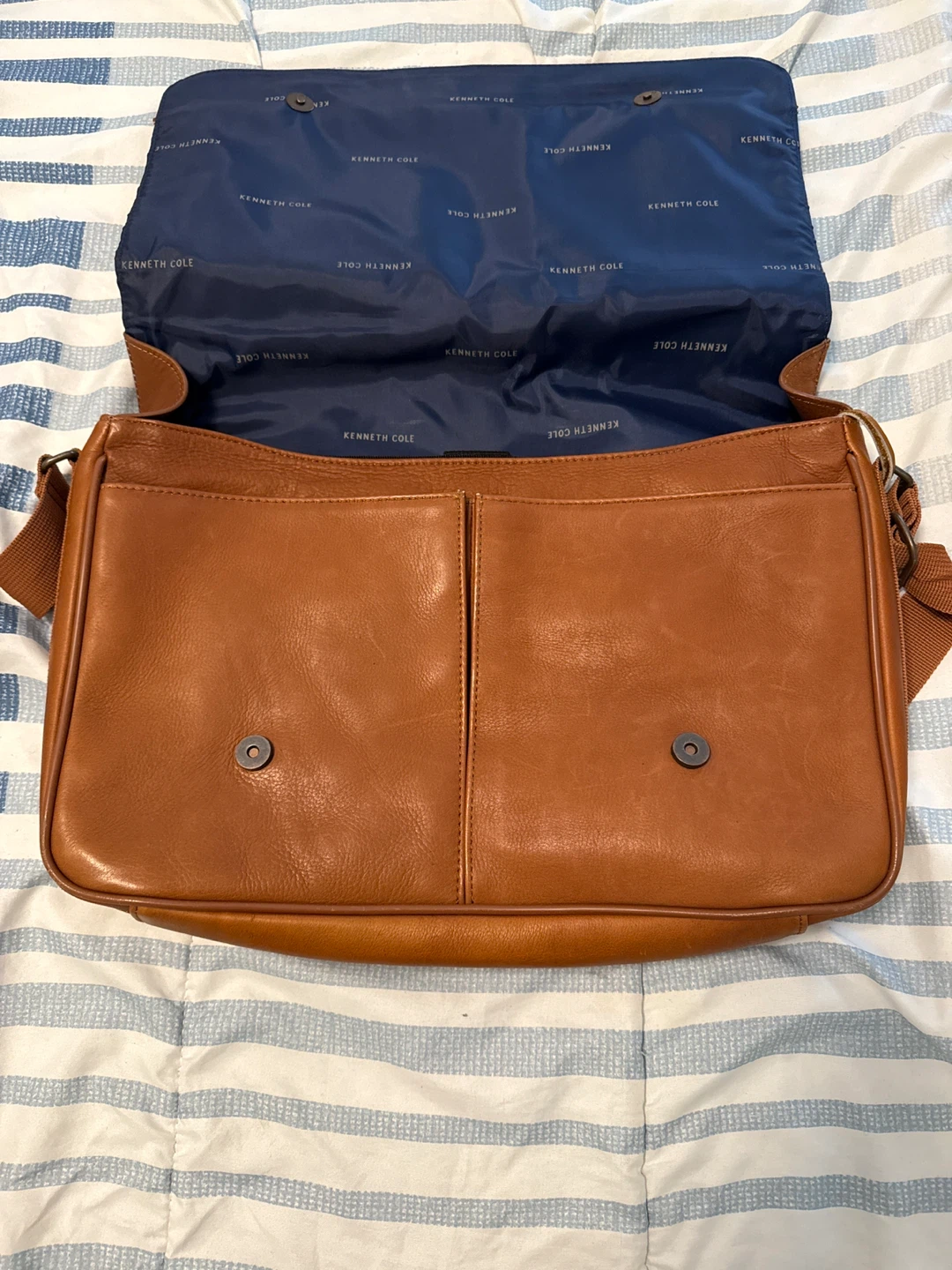 Kenneth Cole Brown Leather Bag - photo 2