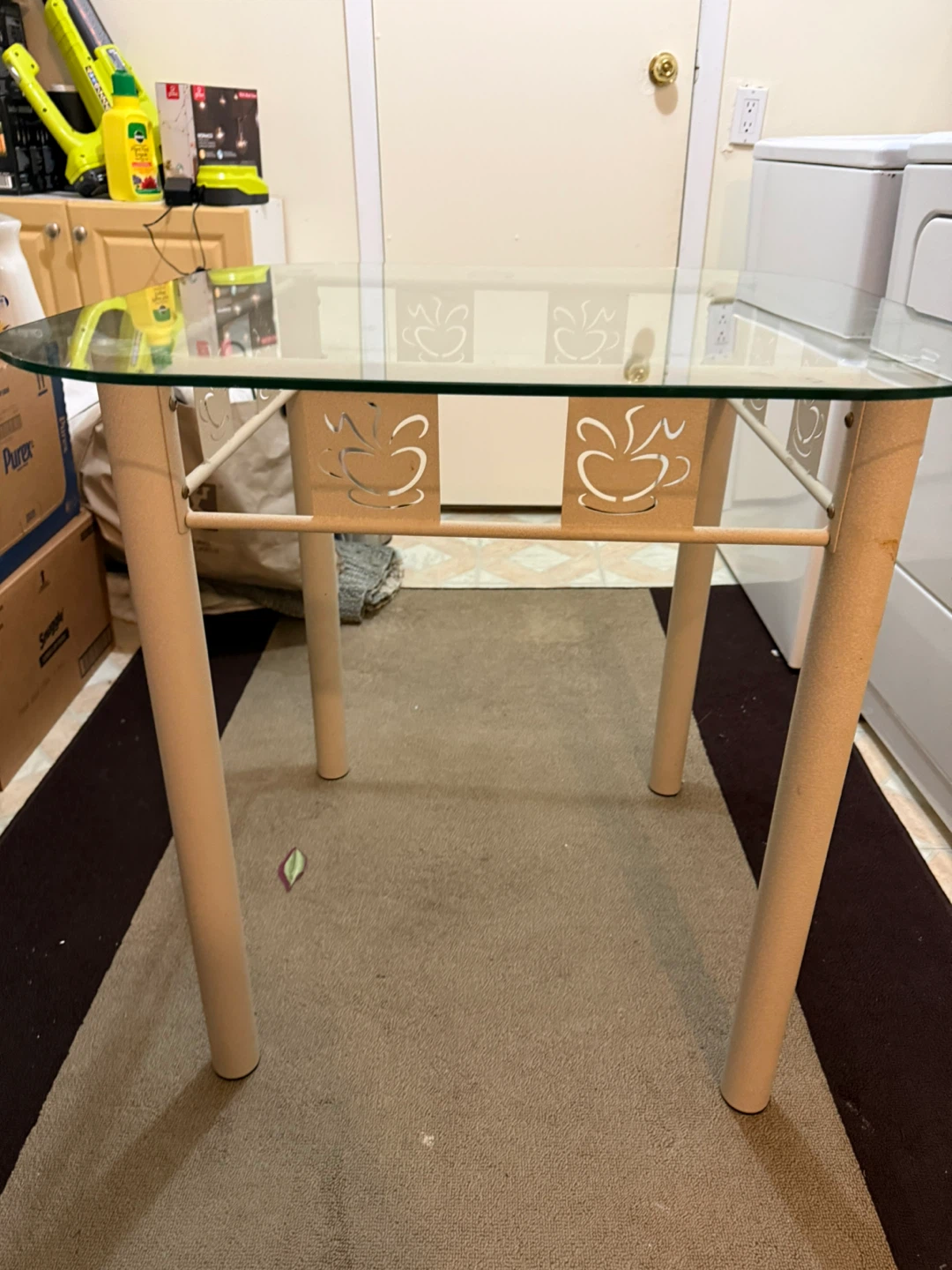 Glass Top Accent Table - photo 2