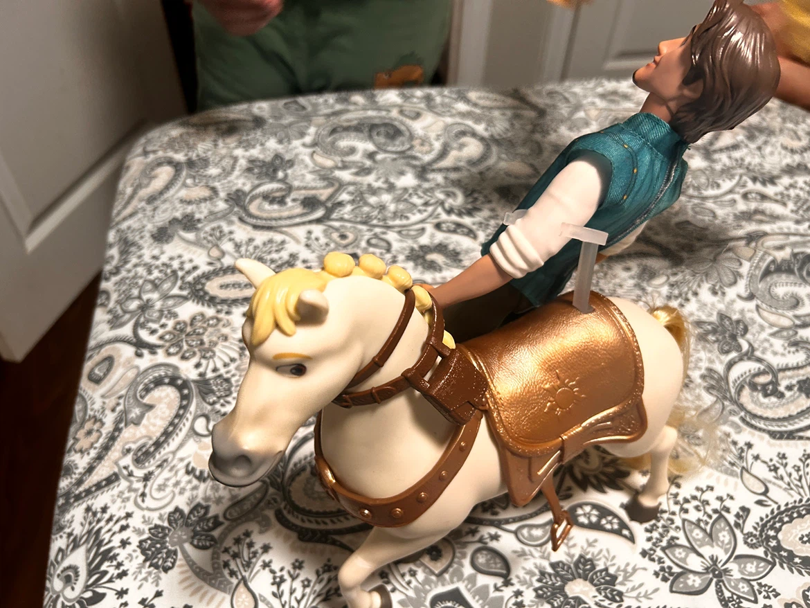 Disney Tangled Flynn Rider Doll with Horse - photo 3