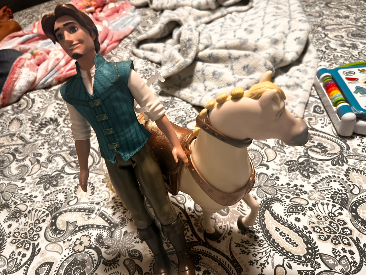 Disney Tangled Flynn Rider Doll with Horse - photo 4
