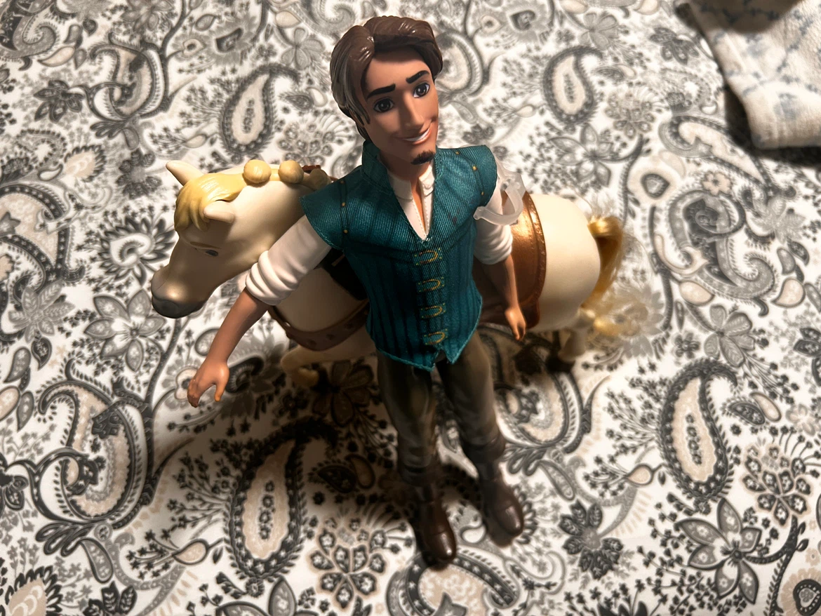 Disney Tangled Flynn Rider Doll with Horse - photo 5