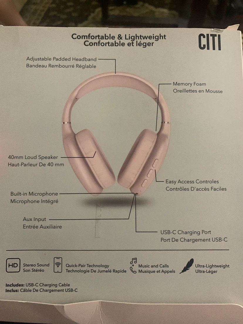 CITI Wireless Headphones - Pink - photo 3