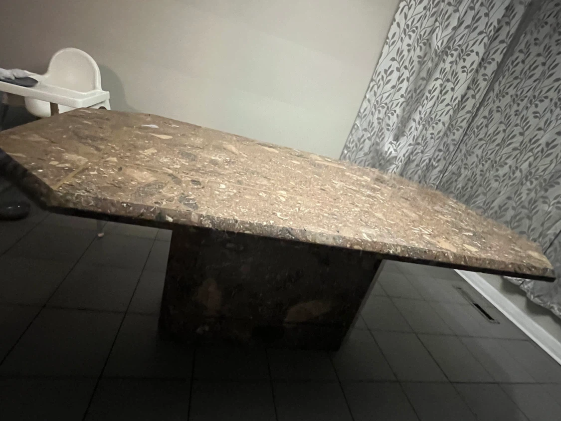 Solid Marble Dining Table - photo 2