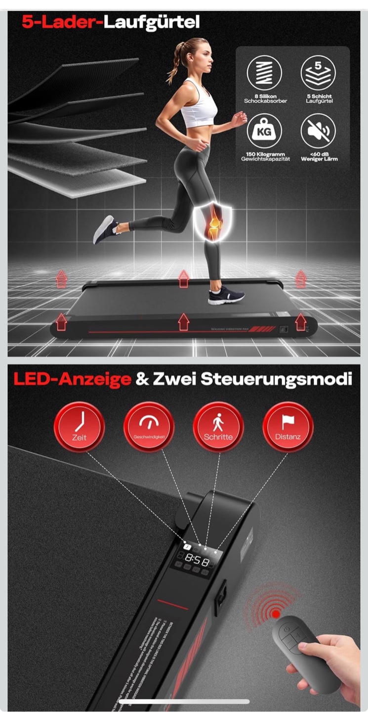 Sperax Walking Pad Treadmill - photo 4