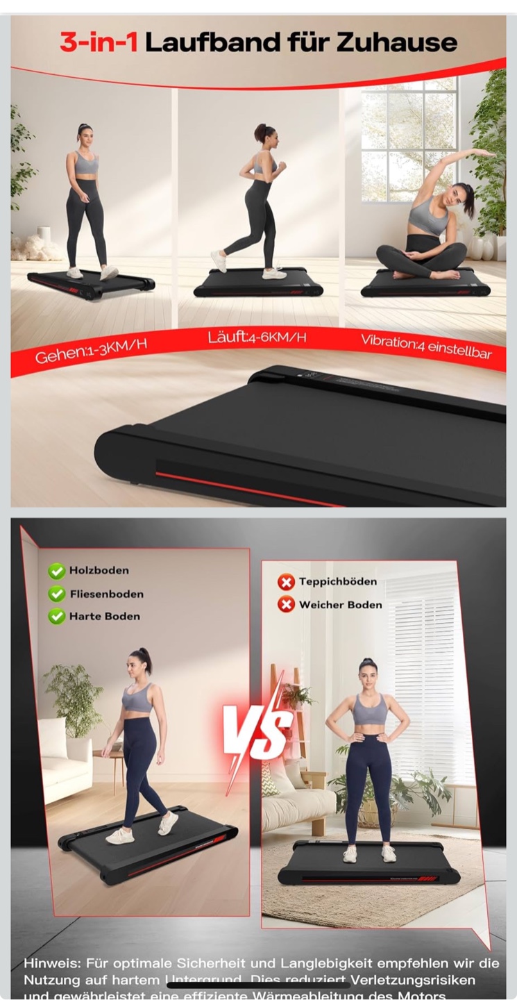Sperax Walking Pad Treadmill - photo 5