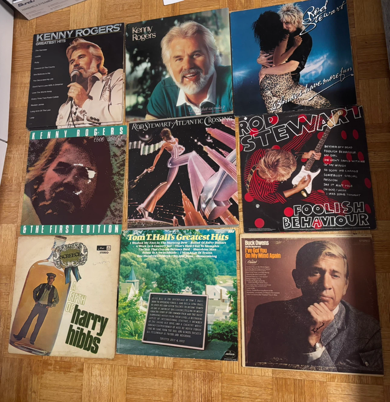 Assorted Vinyl Records Collection
