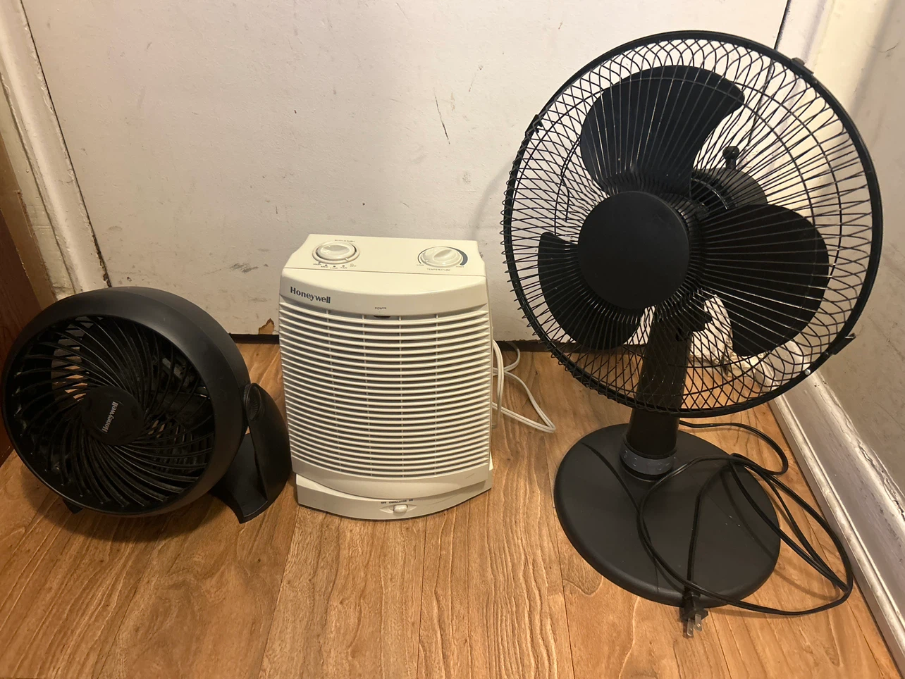 Honeywell Fan $10 and Heater and fan in one $15