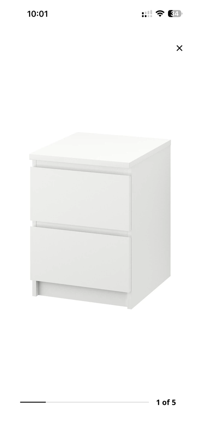 IKEA MALM 2-drawer chest