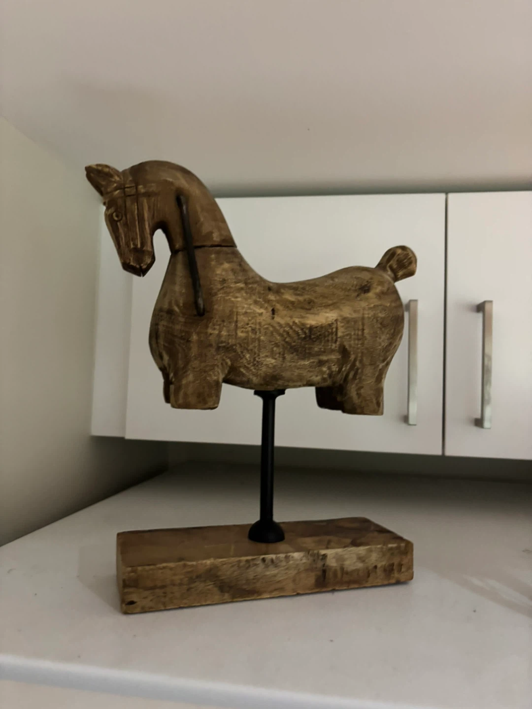 Wooden Horse Decorative Figurine