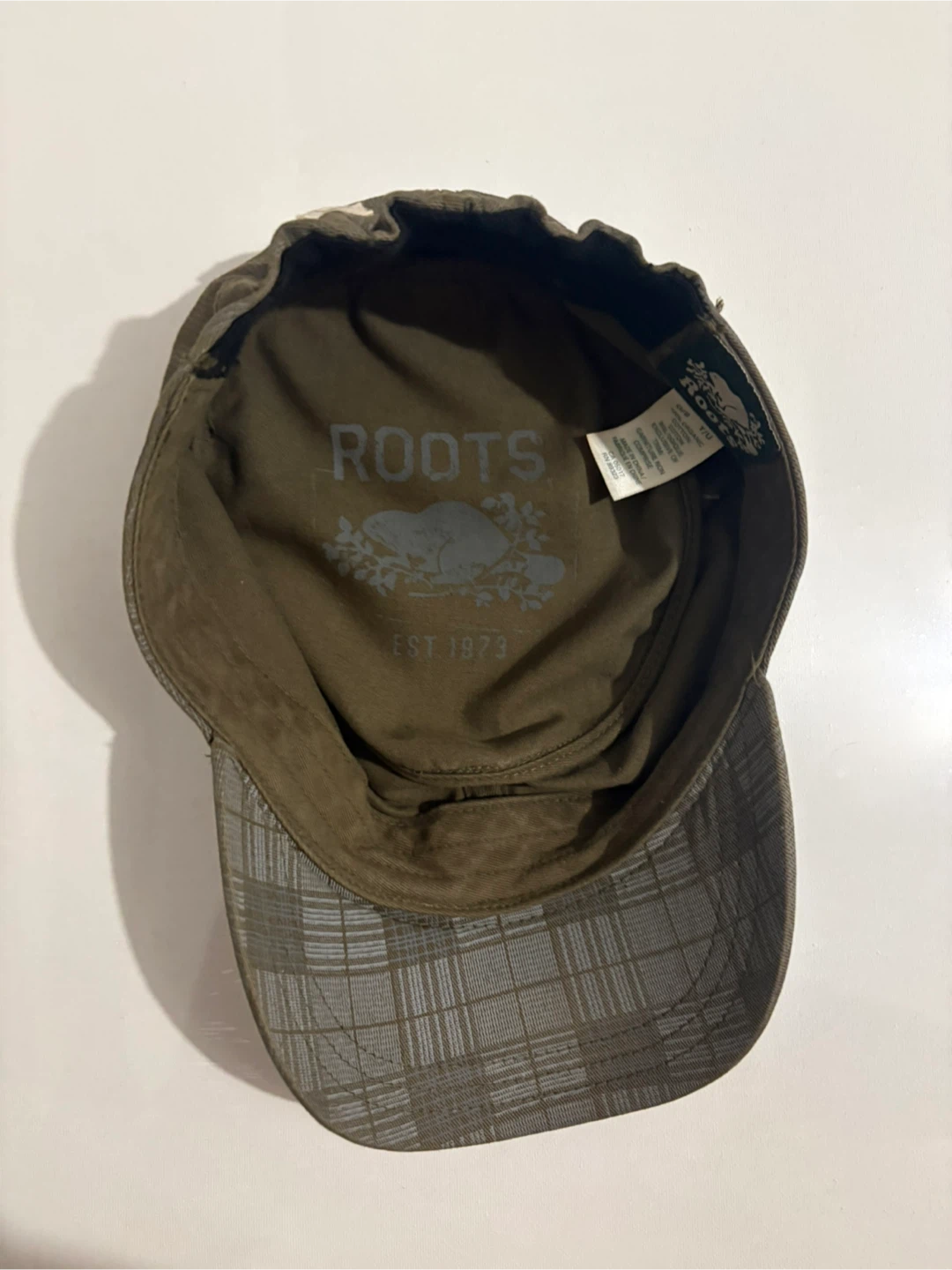 Vintage Roots Canada newsboy cap Y2K Brenton hat Ed hardy - photo 5