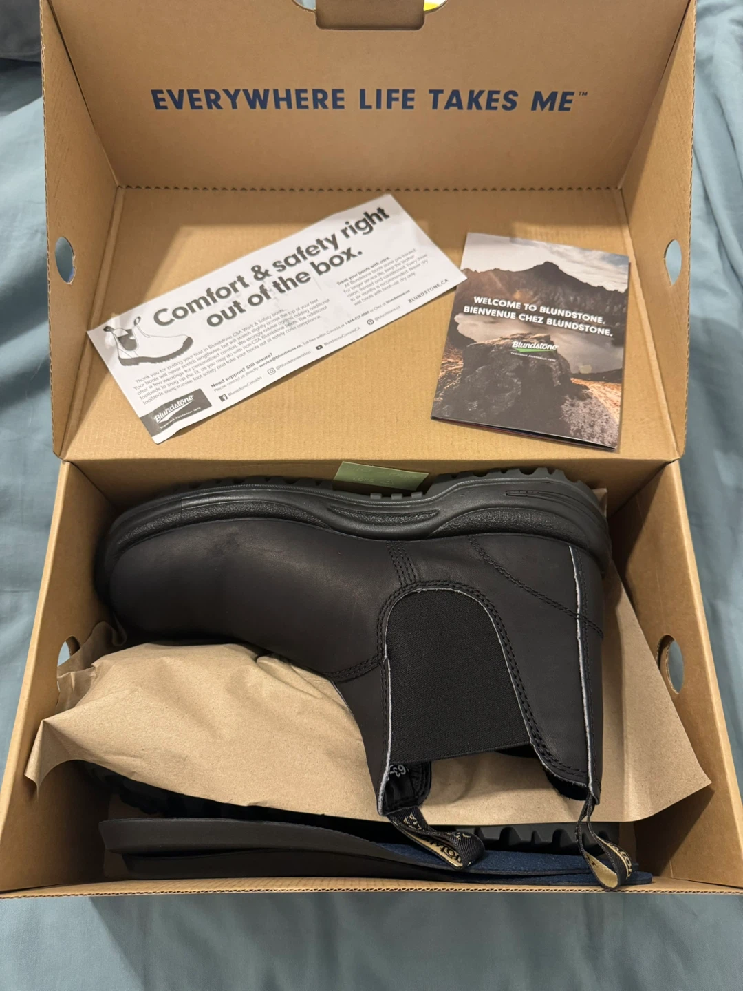Blundstone 163 Black Premium Chelsea Boots Size 8.5