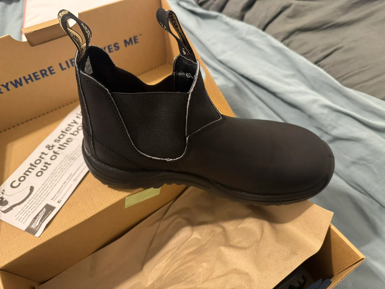Blundstone 163 Black Premium Chelsea Boots Size 8.5 - photo 2