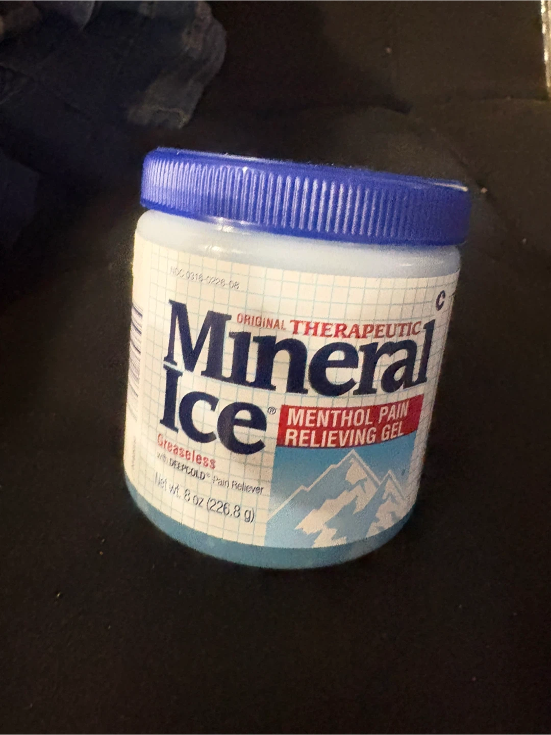 Mineral Ice Menthol Pain Relieving Gel 8 oz