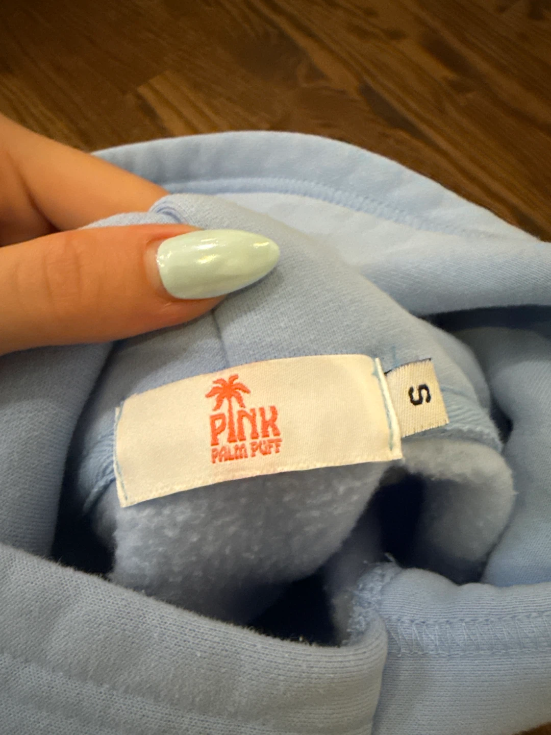 Pink Palm Puff Hoodie - photo 3