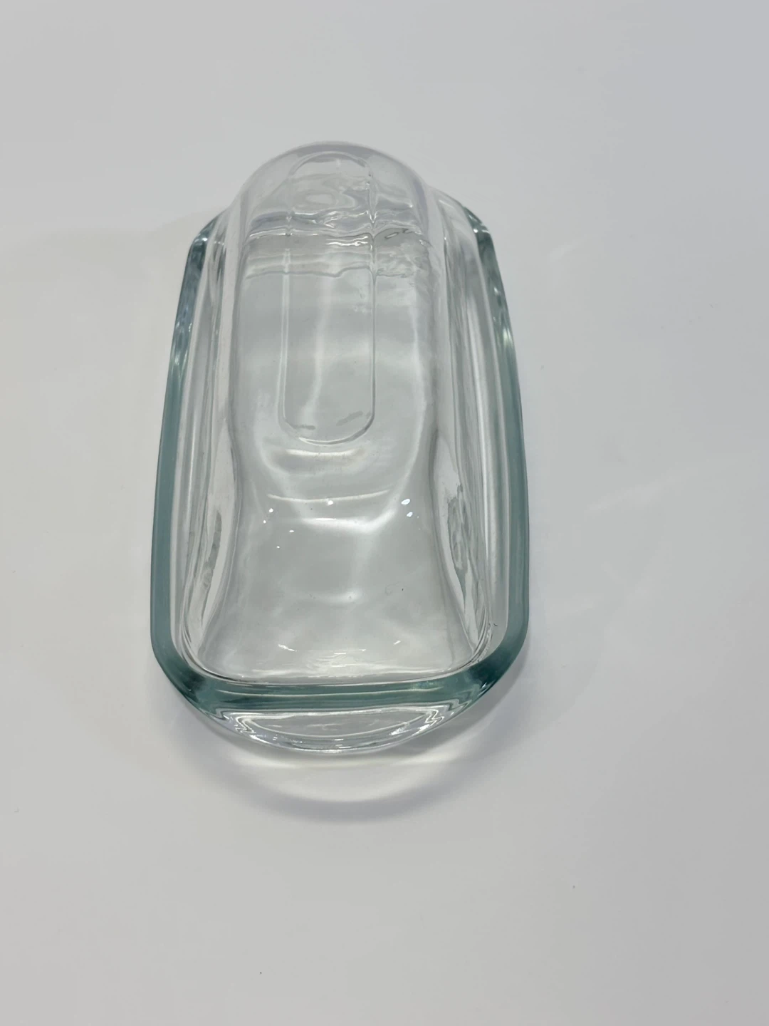 Glass Butter Dish with Lid - photo 2