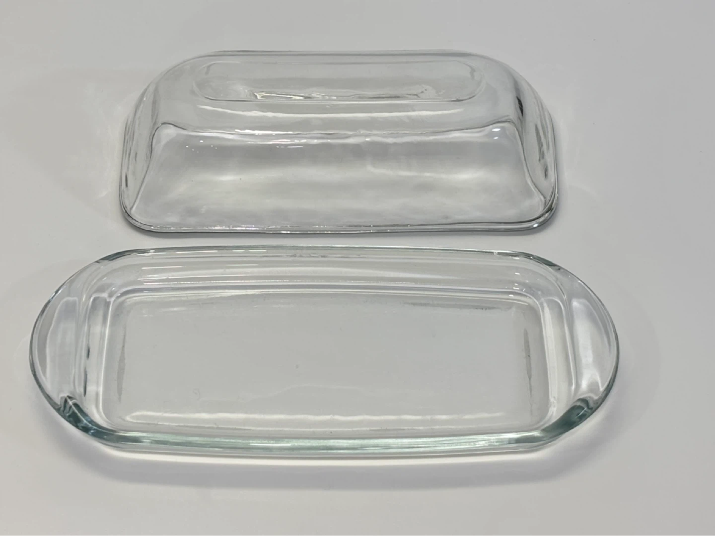 Glass Butter Dish with Lid - photo 3