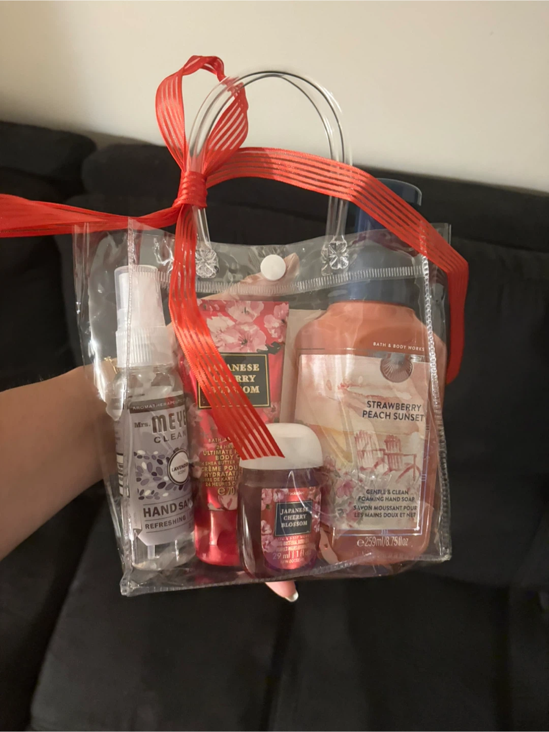 Bath & Body Works Hand Sanitizer and Lotion Set