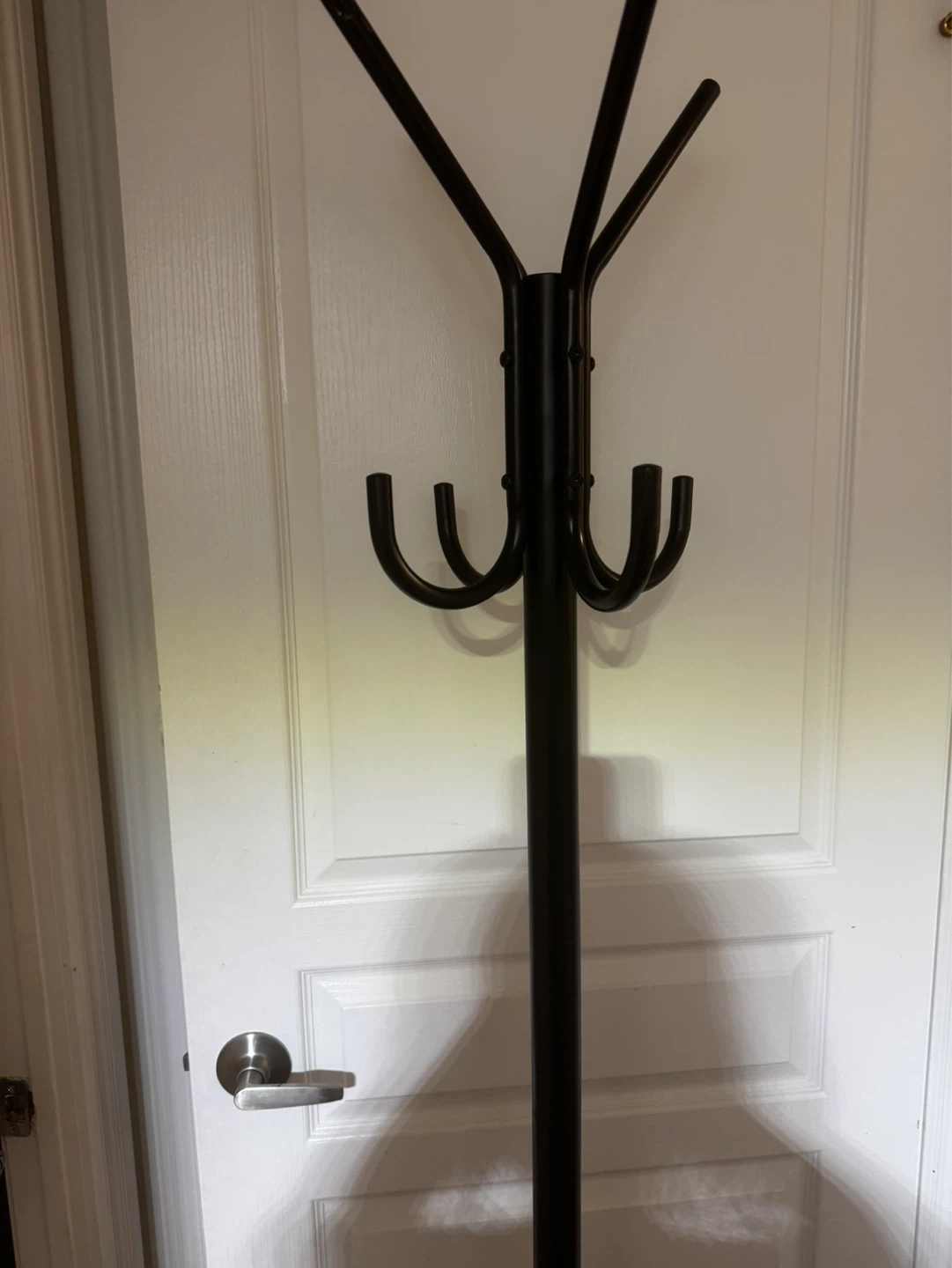 Black Metal Coat Rack - photo 2