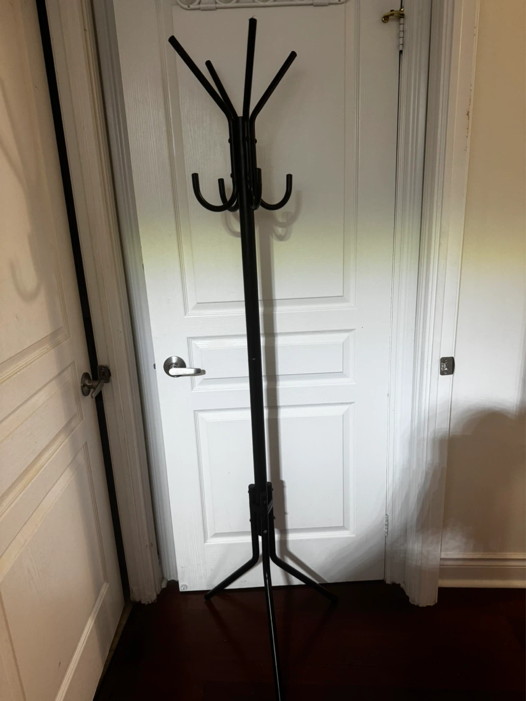 Black Metal Coat Rack