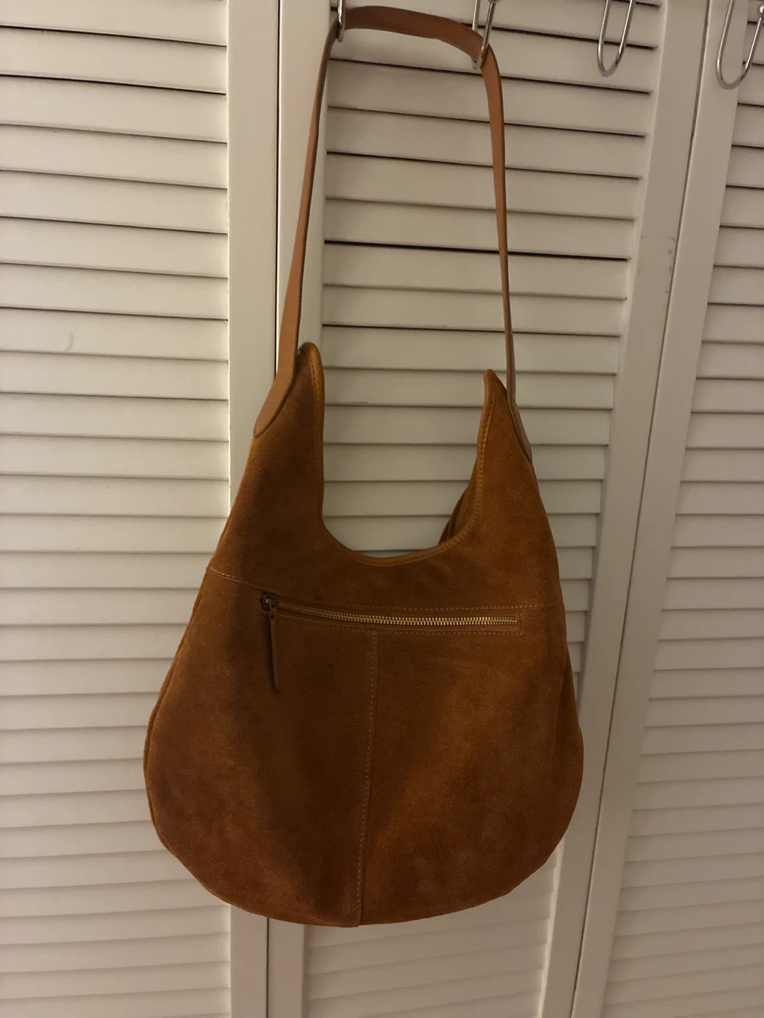 Vailenca Suede Fringe Hobo Bag - photo 2