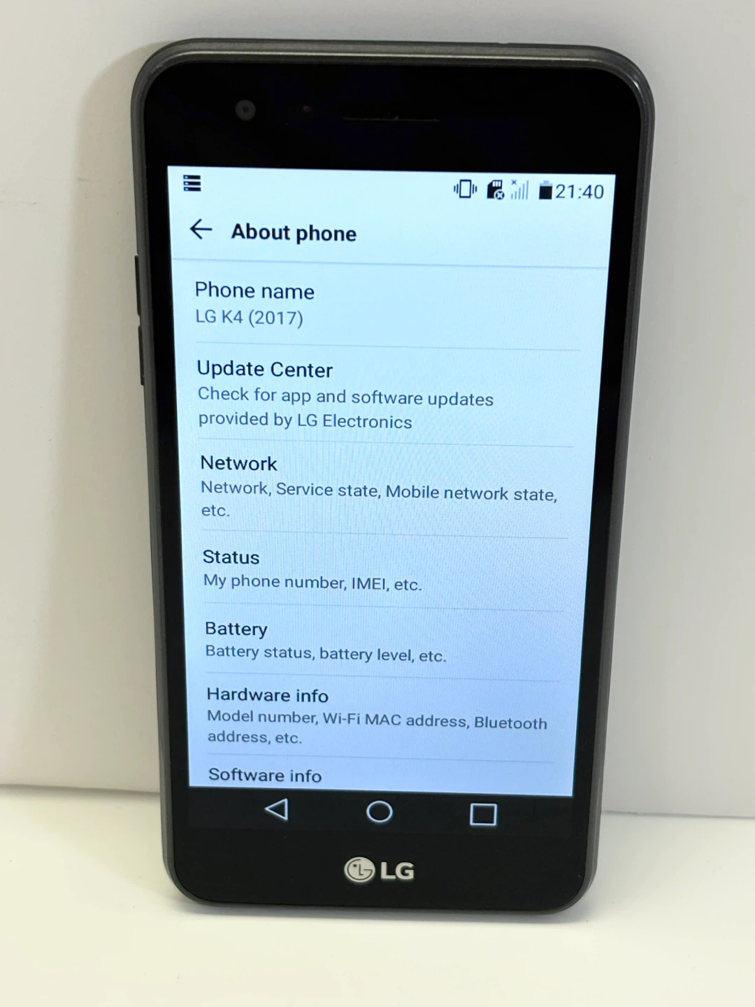 LG K4 Smartphone cell phone - photo 2