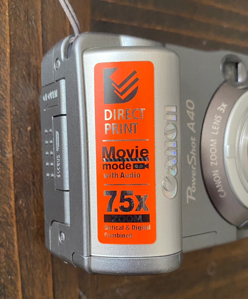 Canon Powershot A40 Digital Camera - photo 2