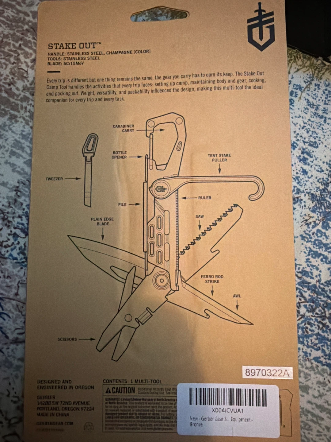 Gerber Stake Out Camp Tool - photo 2