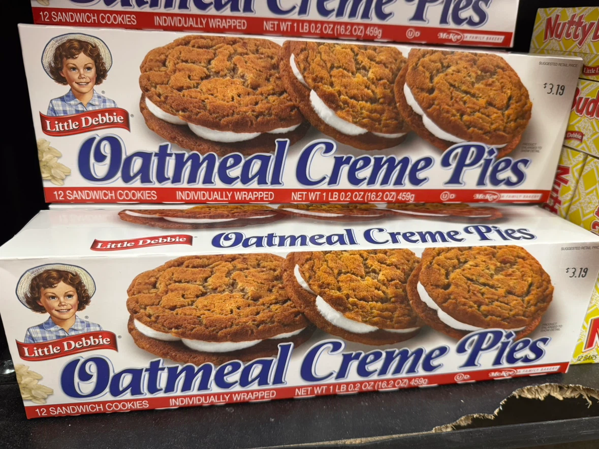 Little Debbie Oatmeal Creme Pies (12 Sandwich Cookies)
