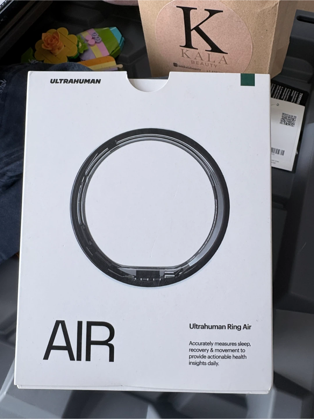 ULTRAHUMAN AIR Ring - Size 06 Raw Titanium