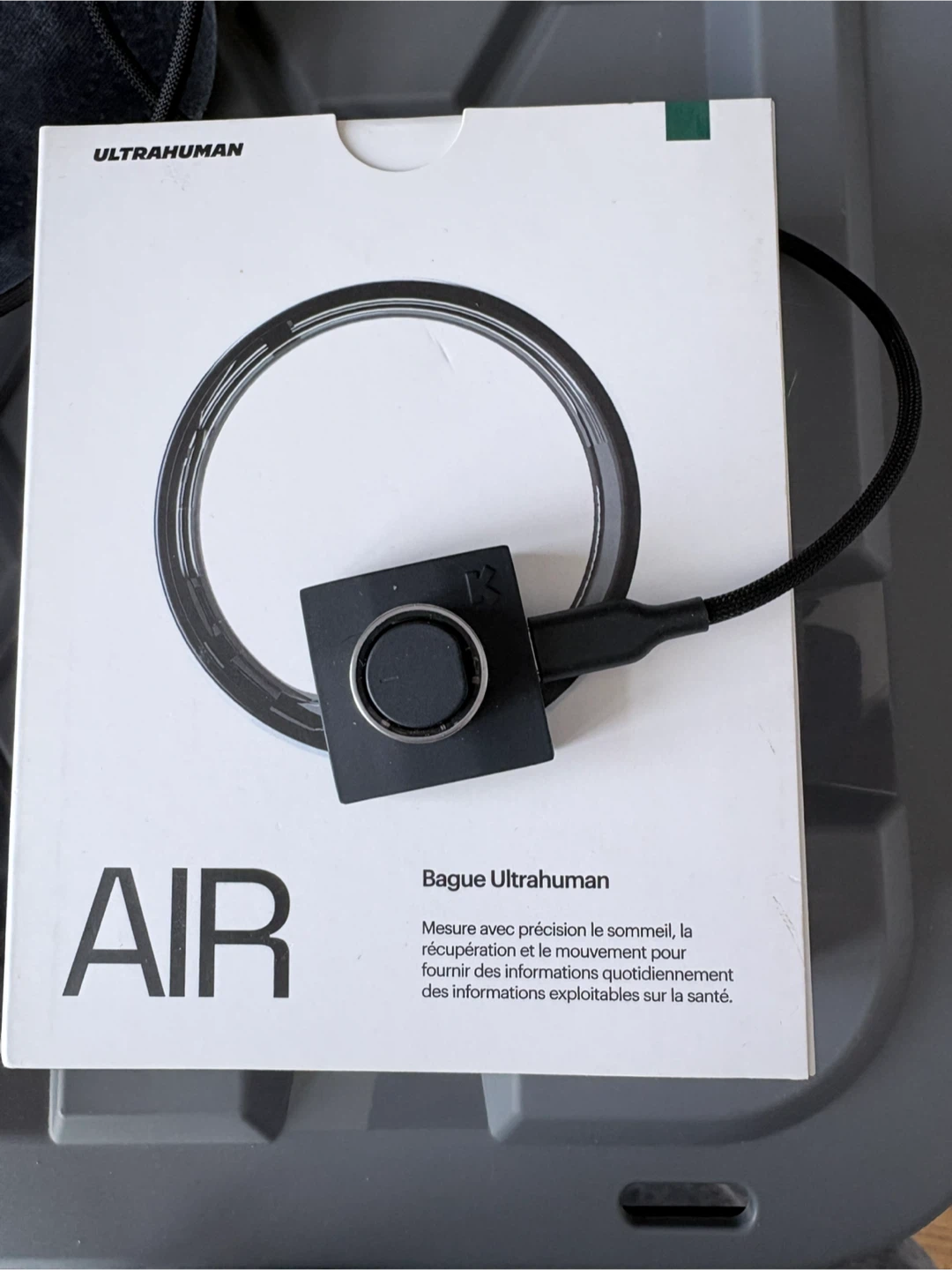 ULTRAHUMAN AIR Ring - Size 06 Raw Titanium - photo 3