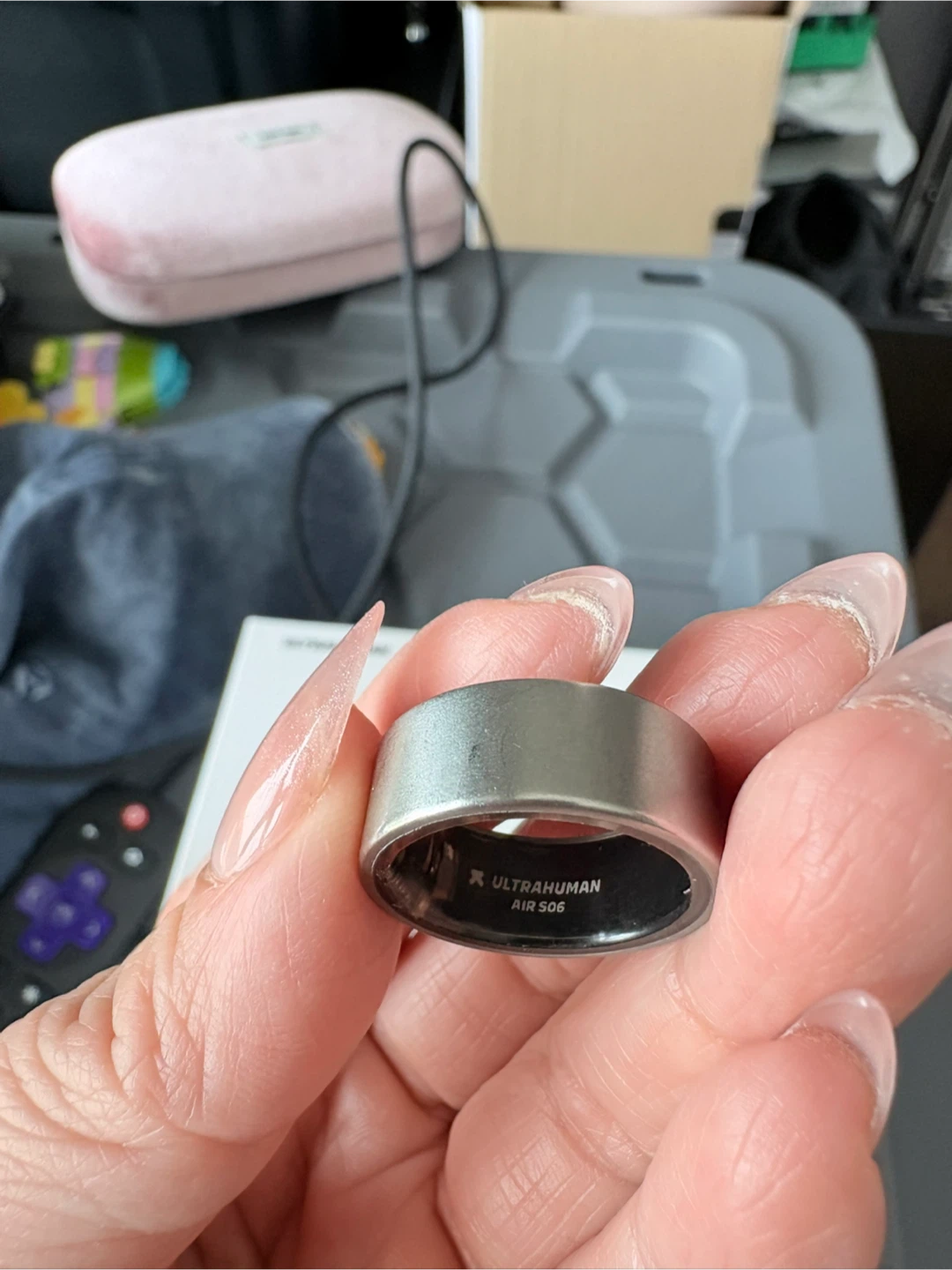 ULTRAHUMAN AIR Ring - Size 06 Raw Titanium - photo 5