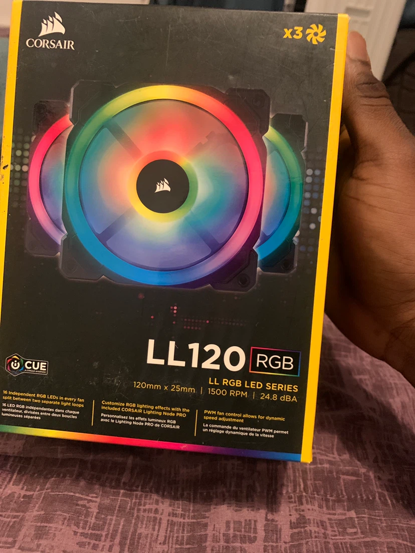 Corsair LL120 RGB LED Case Fans (3-Pack)