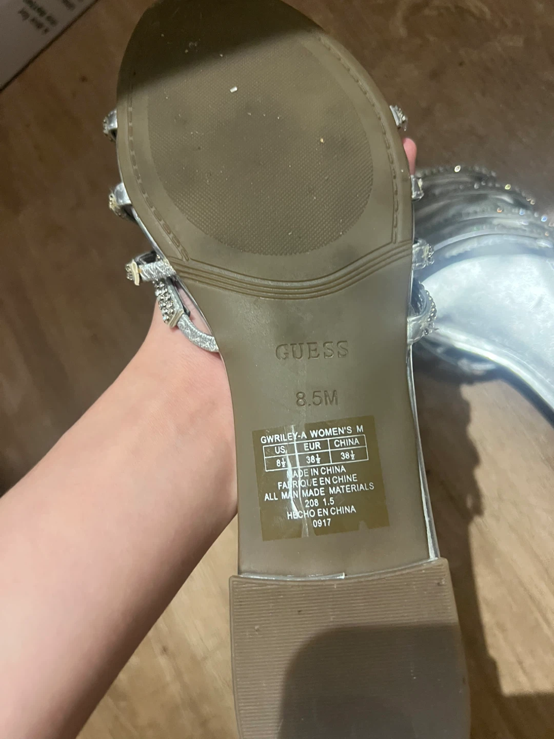Guess Embellished Slide Sandals - photo 4