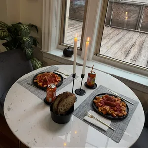 Gray Chilewich Style placemats indoor/outdoor