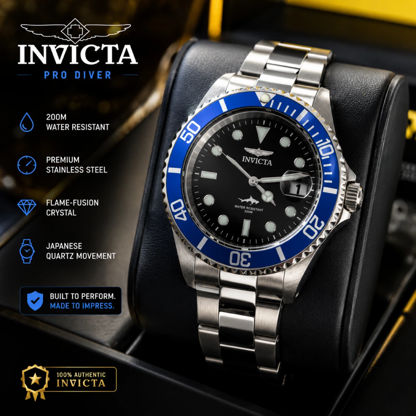 Invicta pro diver