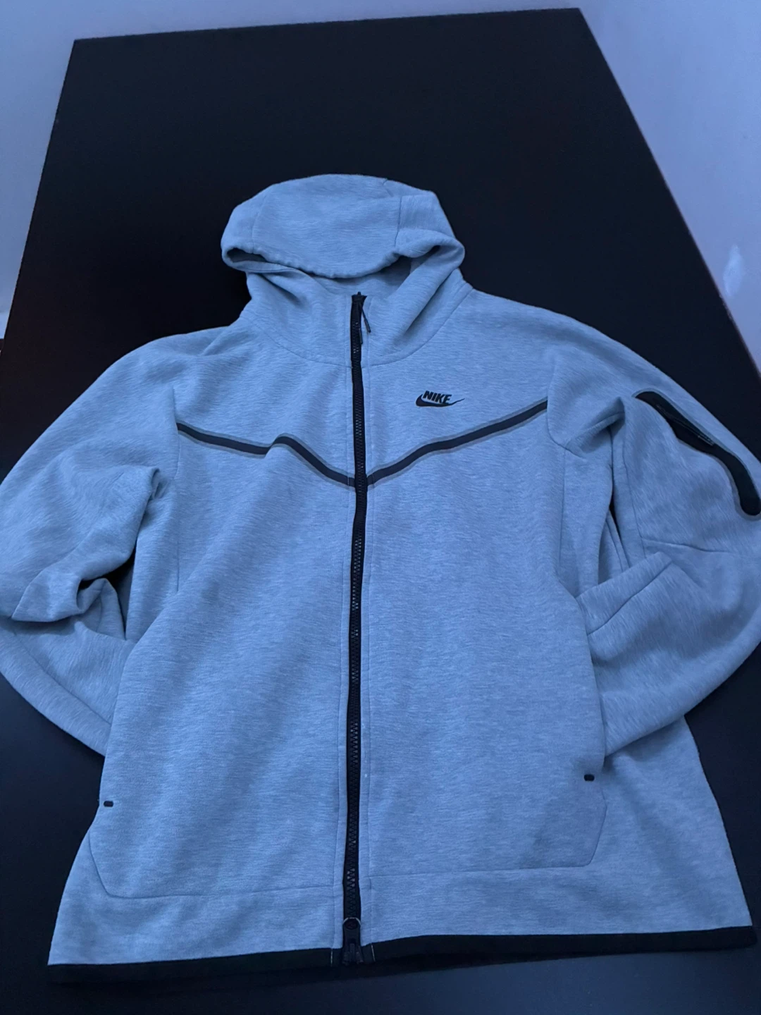 Nike Tech Fleece Hoodie Grey Size S